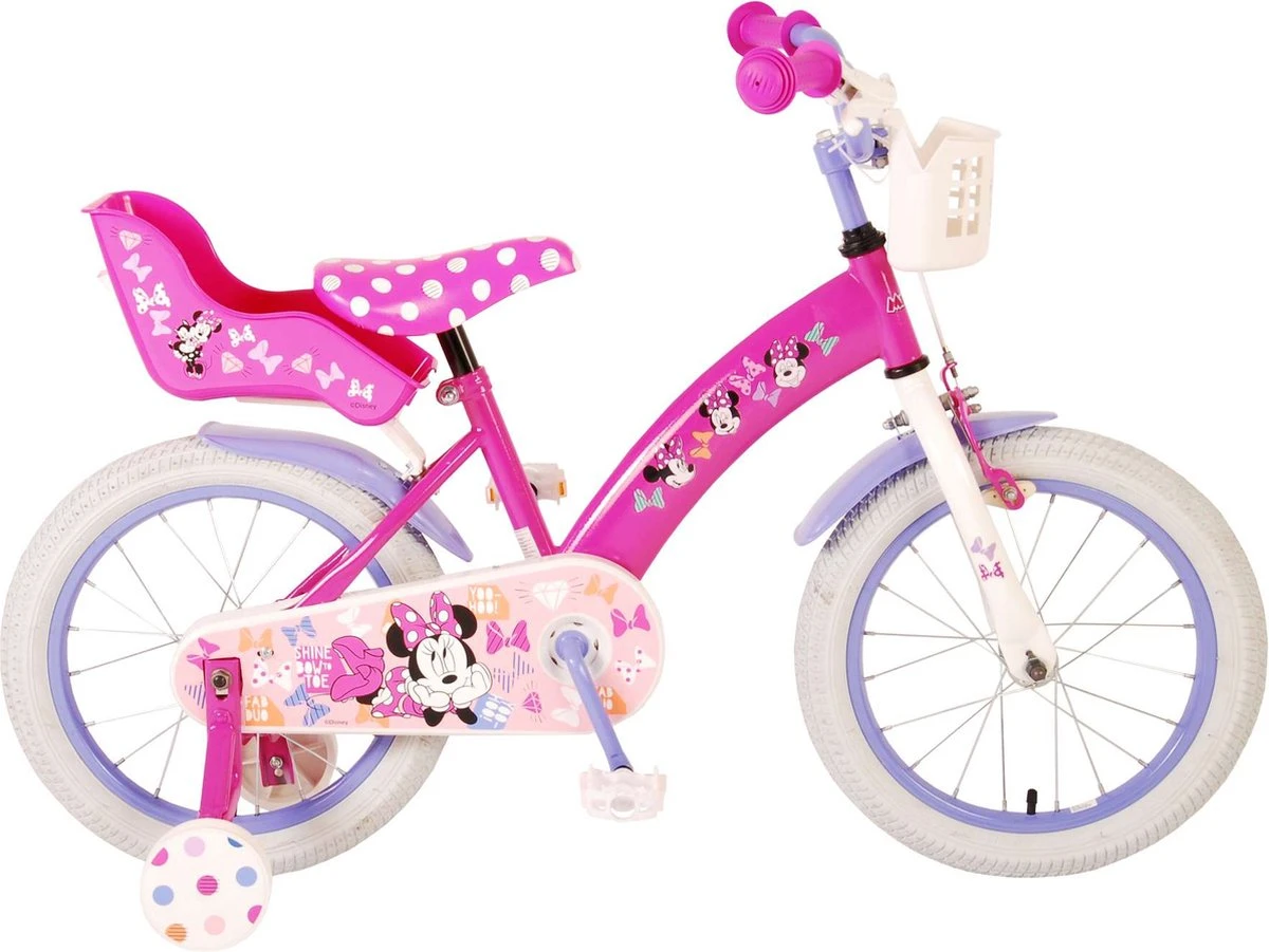 Disney Minnie Cutest Ever! Kinderfiets - Meisjes - 16 Inch - Roze