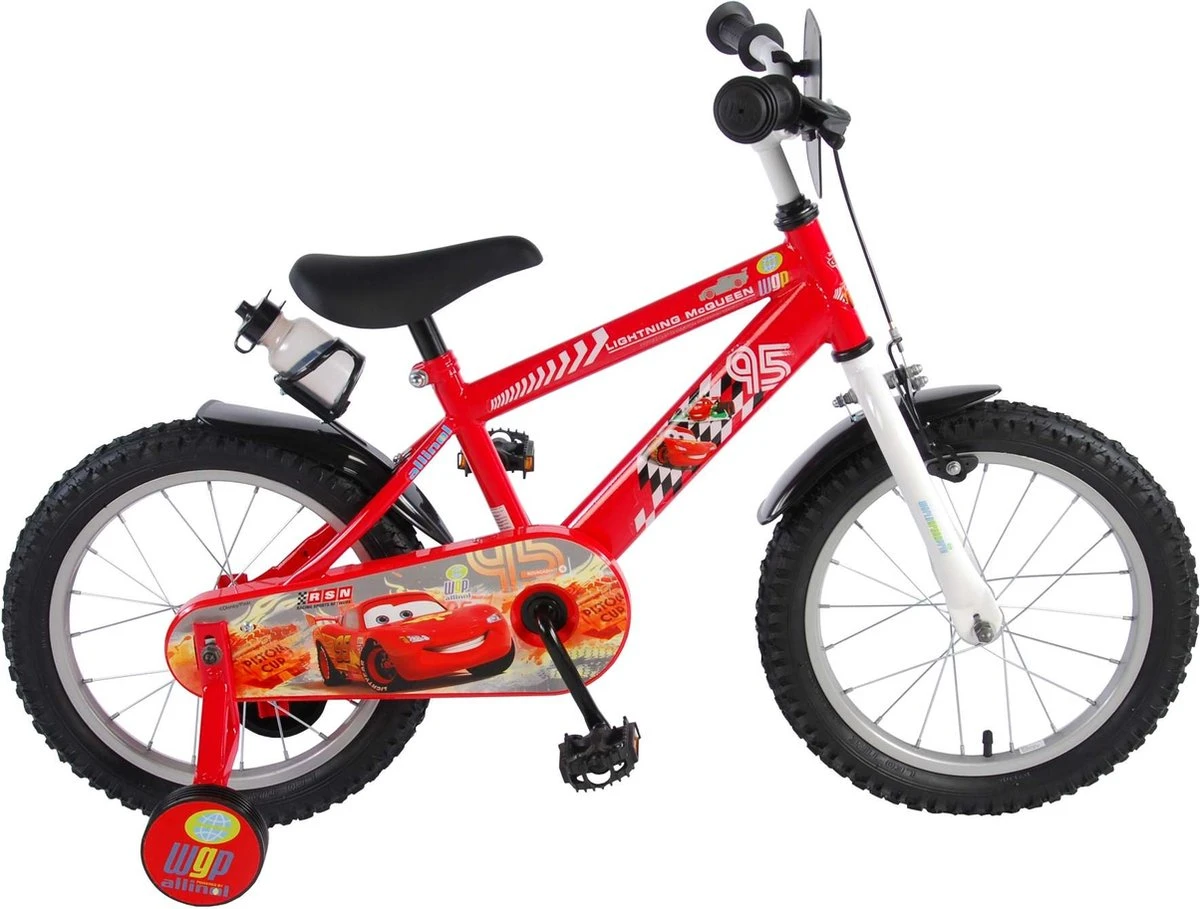 Volare Disney Cars Kinderfiets - Jongens - 16 Inch - Rood - Afbeelding 11