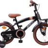 Amigo 2Cool Jongensfiets - Kinderfiets 16 Inch - Matzwart