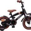 Amigo 2Cool Jongensfiets - Kinderfiets 12 Inch - Matzwart