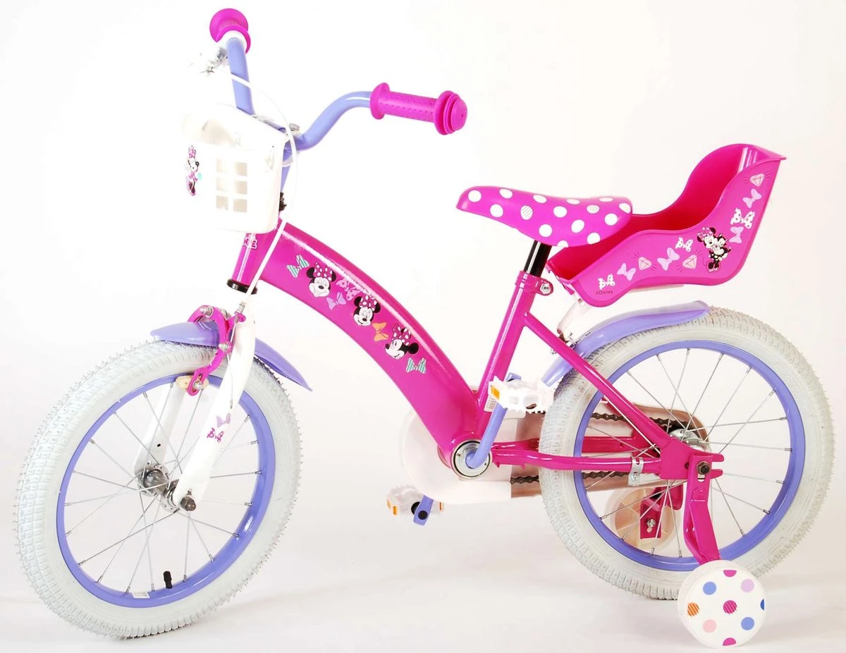 Disney Minnie Cutest Ever! Kinderfiets - Meisjes - 16 Inch - Roze - Afbeelding 8
