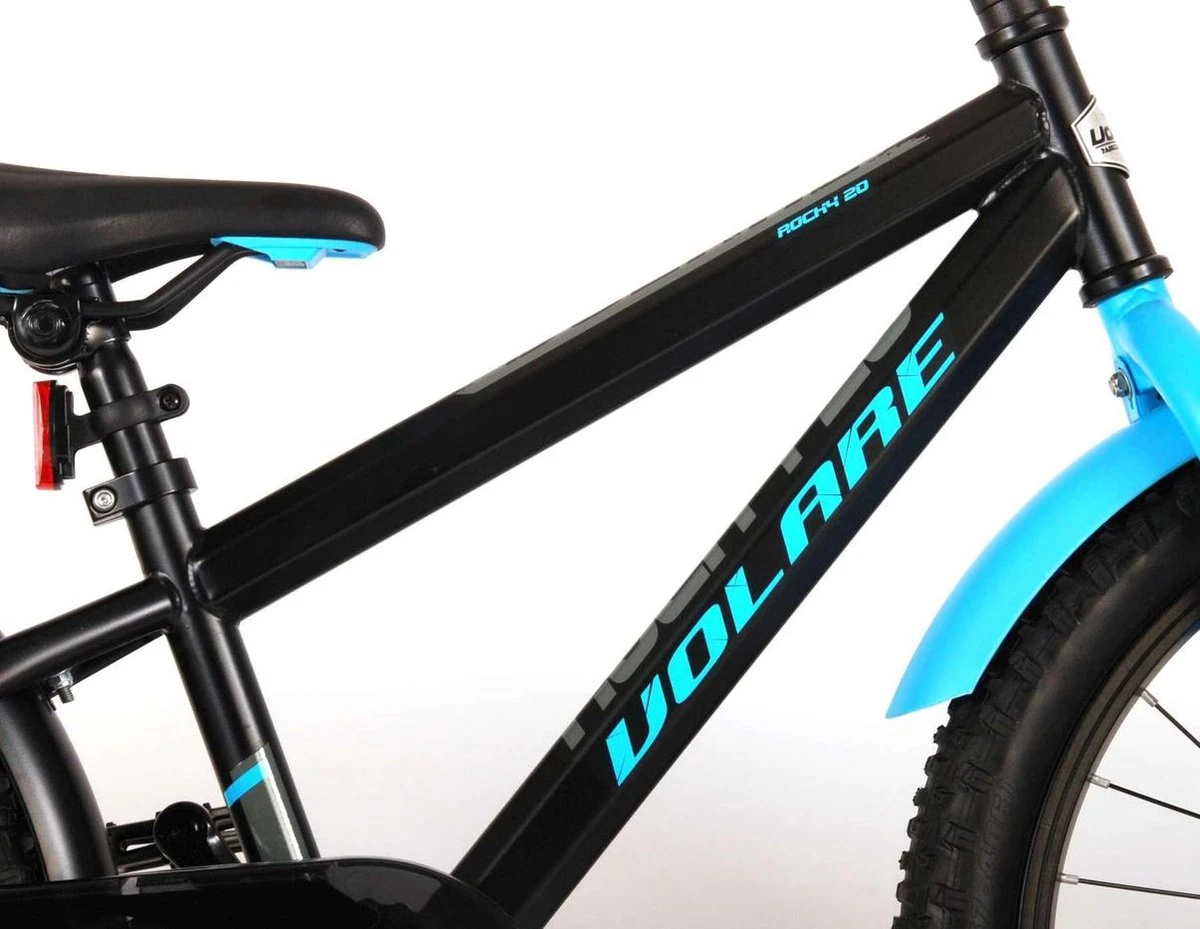 Volare Rocky Kinderfiets - 20 Inch - Zwart - 95% Afgemonteerd - Prime Collection - Afbeelding 12