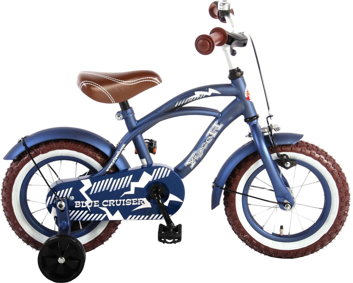Volare Blue Cruiser Kinderfiets - Jongens - 12 Inch - Blauw - 95% Afgemonteerd - Afbeelding 2