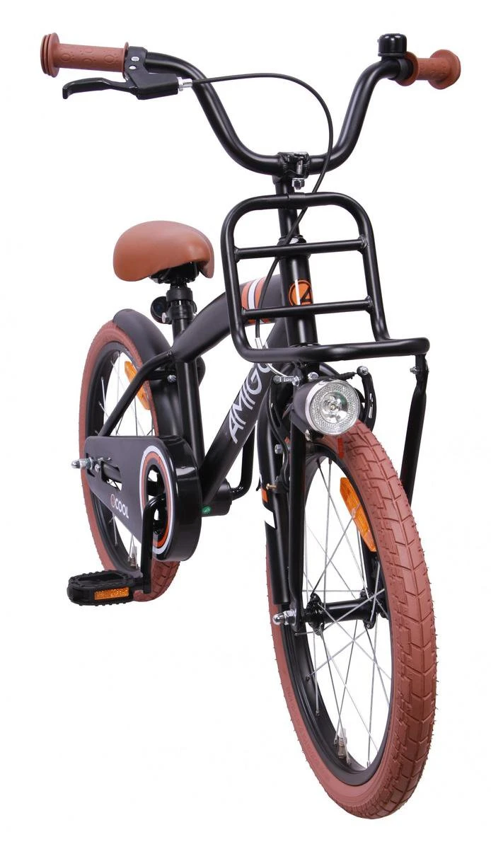 Amigo 2Cool Jongensfiets - Kinderfiets 20 Inch - Matzwart - Afbeelding 2