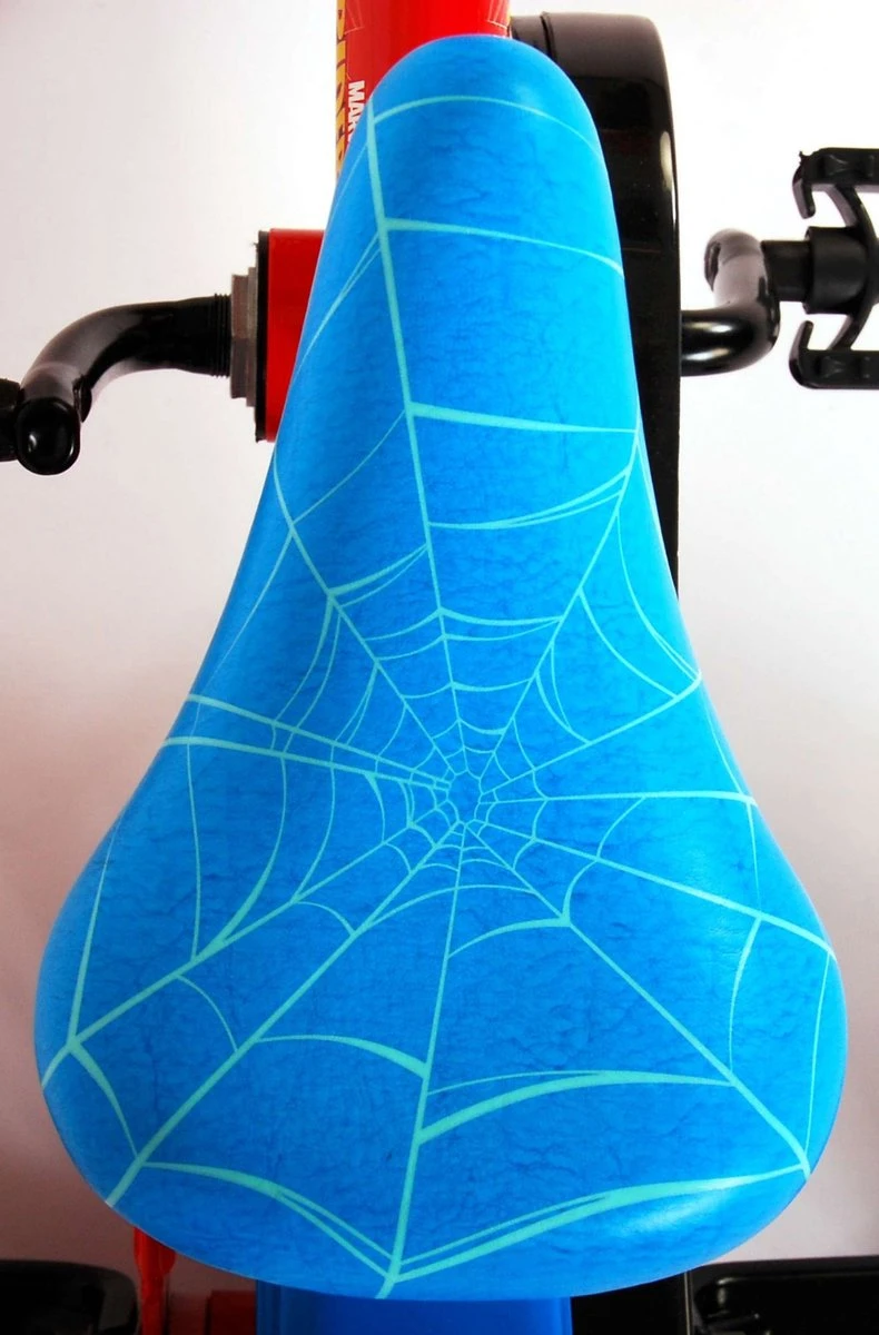 Marvel Spider-Man Kinderfiets - Jongens - 10 Inch - Rood/Blauw - Doortrapper - Afbeelding 5