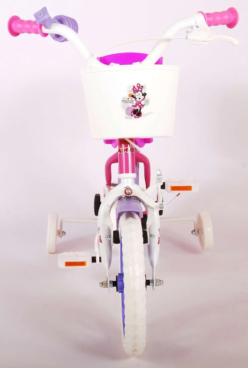 Disney Minnie Cutest Ever! Kinderfiets - Meiden - 12 Inch - Roze - Doortrapper - Afbeelding 16