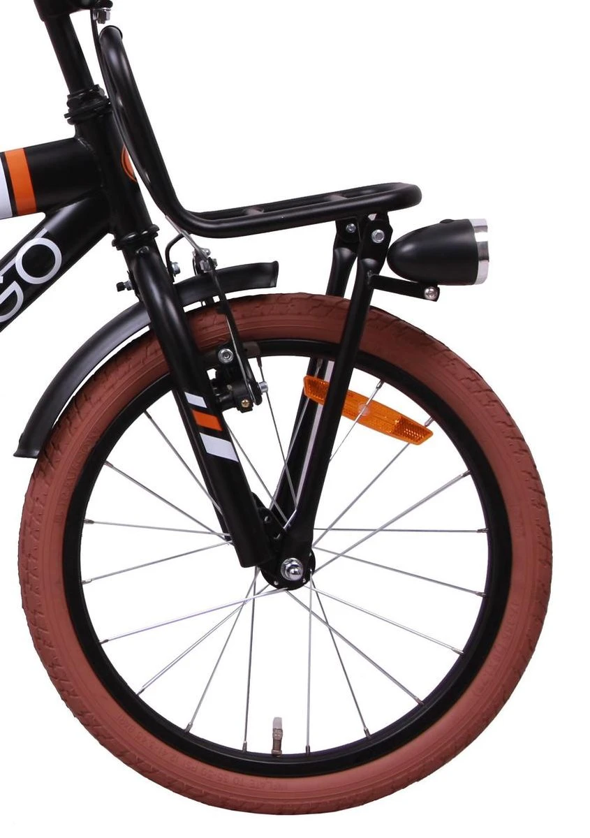 Amigo 2Cool Jongensfiets - Kinderfiets 20 Inch - Matzwart - Afbeelding 4