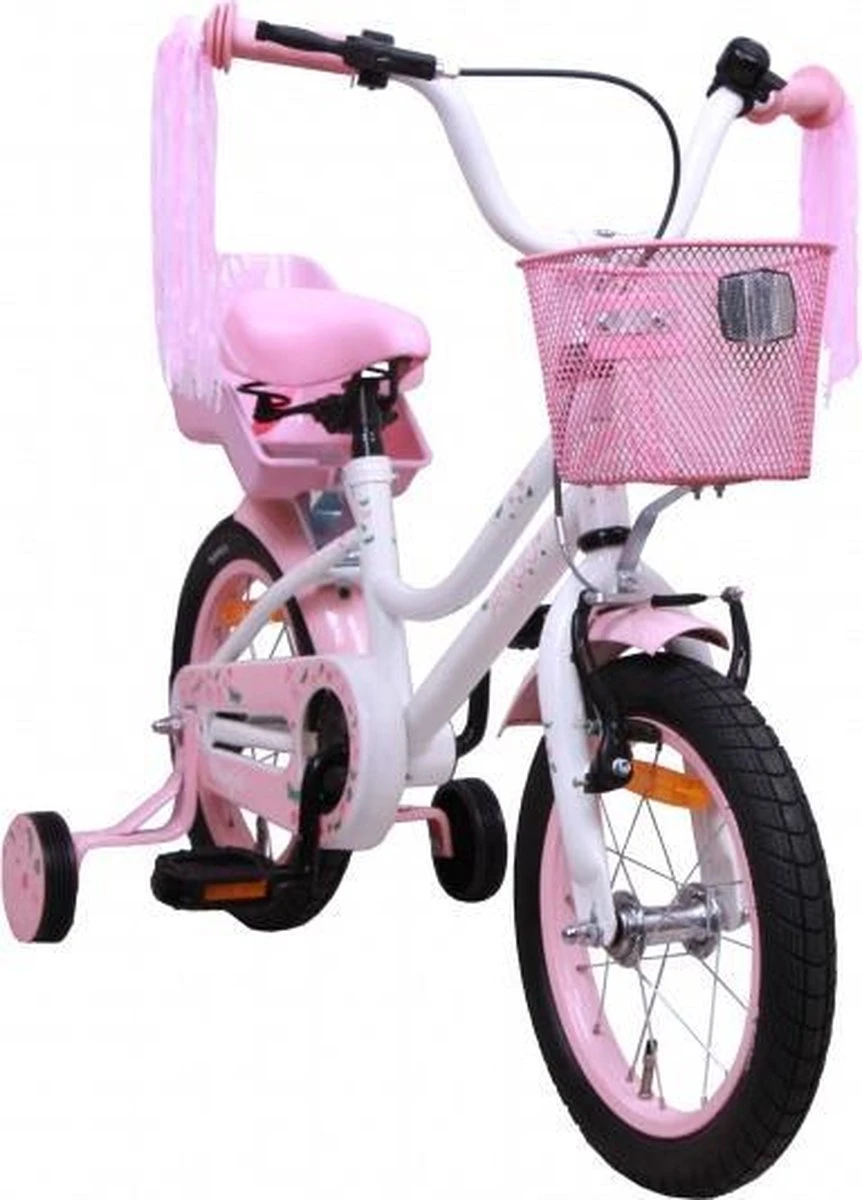 Amigo Magic Meisjesfiets - Kinderfiets 16 Inch - Wit - Afbeelding 12