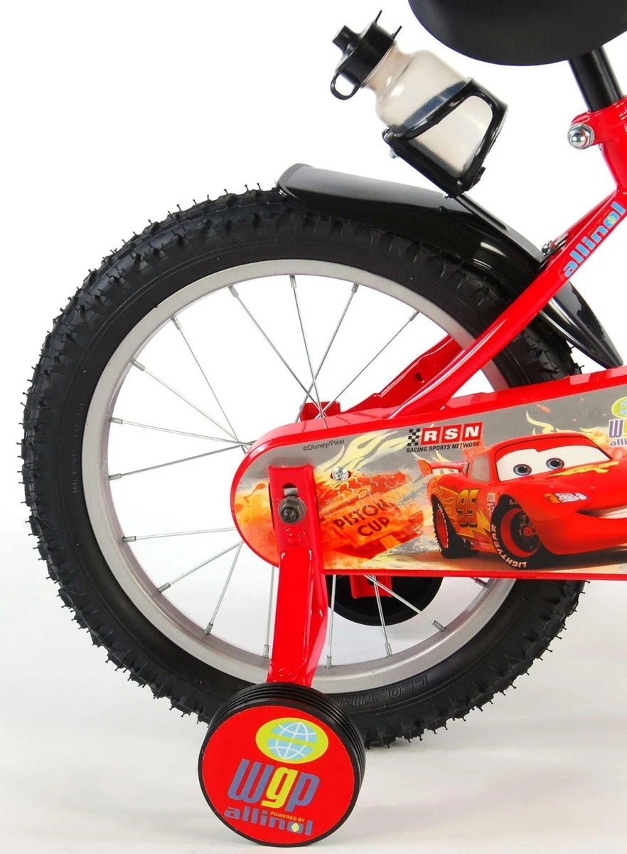 Volare Disney Cars Kinderfiets - Jongens - 16 Inch - Rood - Afbeelding 6