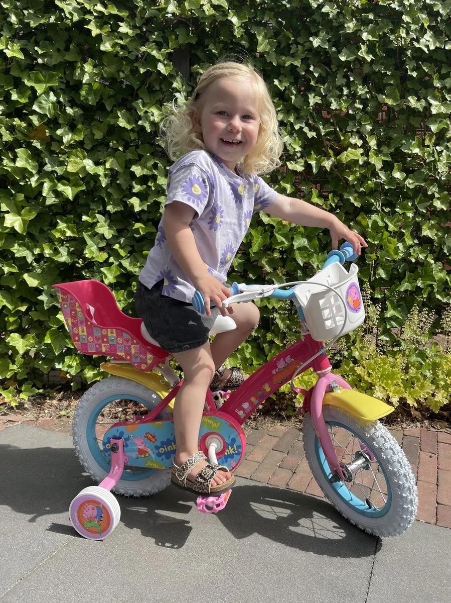 Volare Peppa Pig Kinderfiets - Meisjes - 12 Inch - Roze - Afbeelding 3