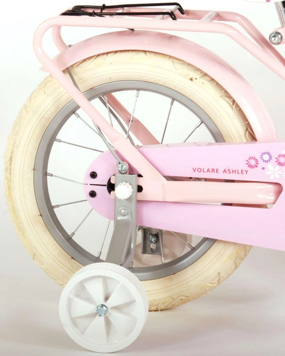 Volare Ashley Kinderfiets - Meisjes - 14 Inch - Roze - 95% Afgemonteerd - Afbeelding 10
