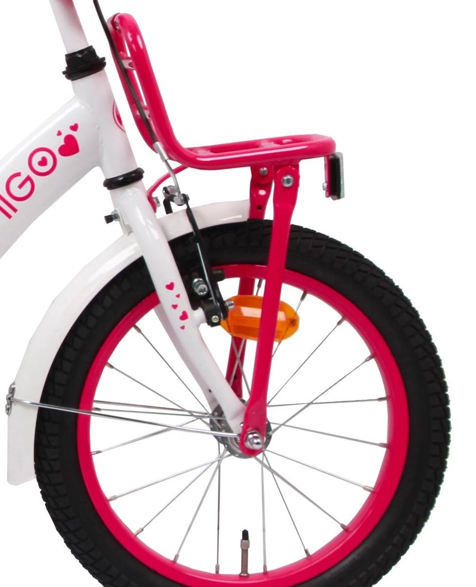 Amigo Sweetheart Meisjesfiets - Kinderfiets 20 Inch - Wit - Afbeelding 10