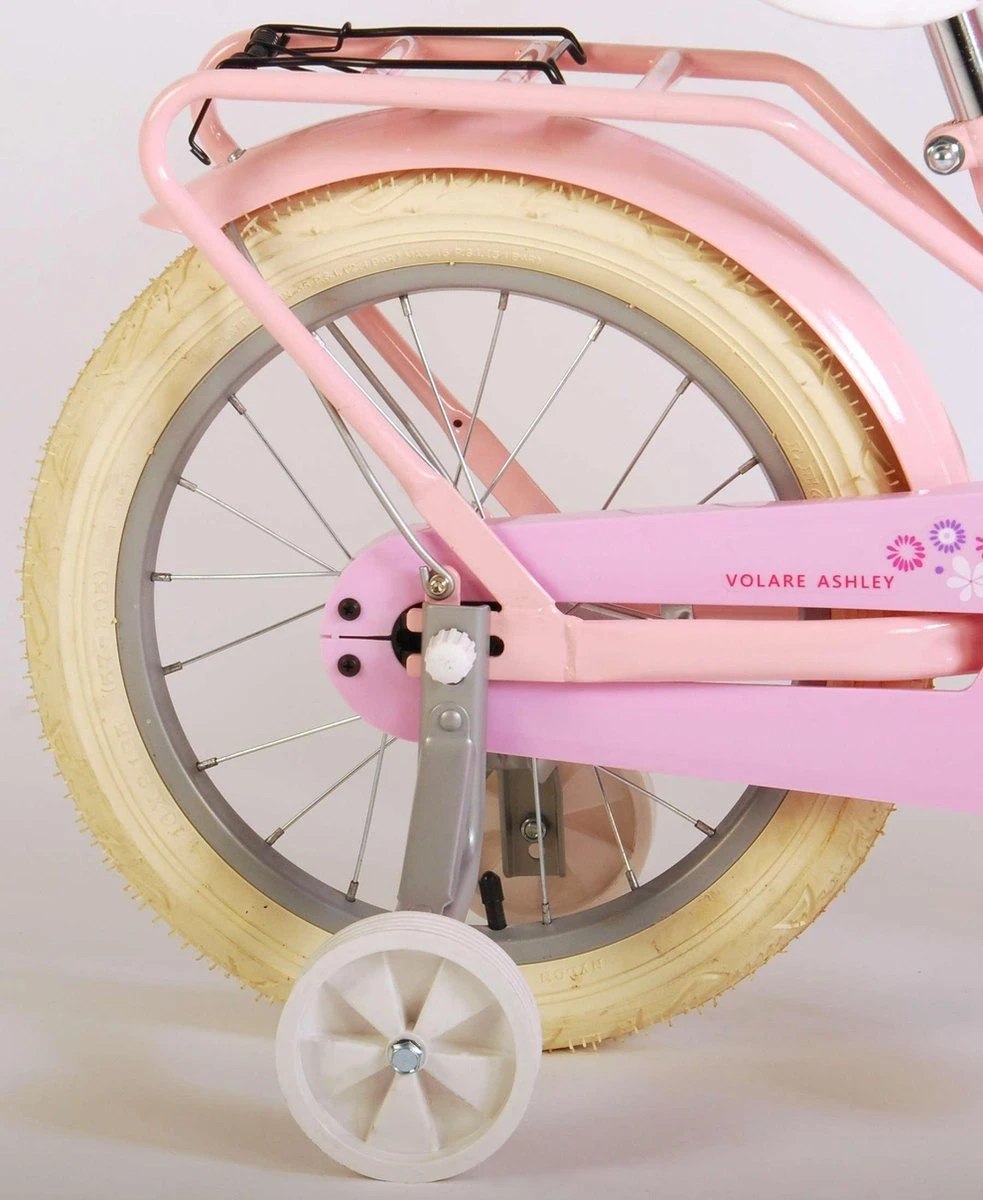 Volare Ashley Kinderfiets - Meisjes - 16 Inch - Roze - 95% Afgemonteerd - Afbeelding 12